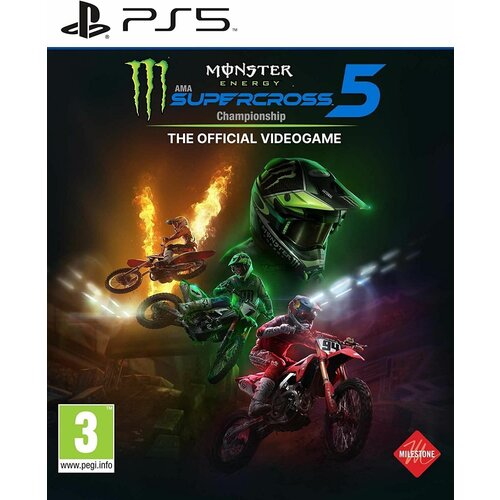 Игра Monster Energy Supercross 5 The Official Videogame PS5 Диск mxgp 2019 the official motocross videogame