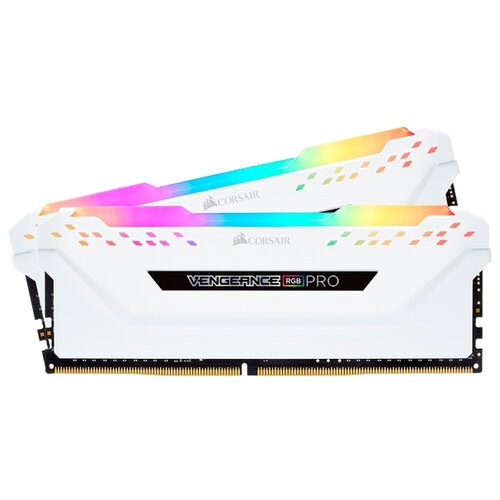 Оперативная память 32Gb DDR4 2666MHz Corsair Vengeance RGB PRO (CMW32GX4M2A2666C16W) (2x16Gb KIT)