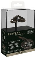 Наушники Creative Aurvana In-Ear3 plus черный/коричневый