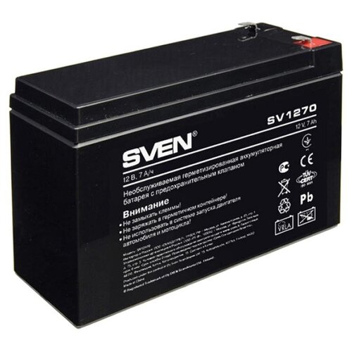 батарея для ибп sven sv1270 sv 0222007 Батарея для ИБП SVEN SV 1270 (12V/7Ah) аккумуляторная