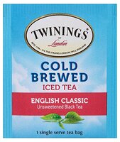 Чай черный Twinings Cold brewed iced tea English classic в пакетиках, 20 шт.