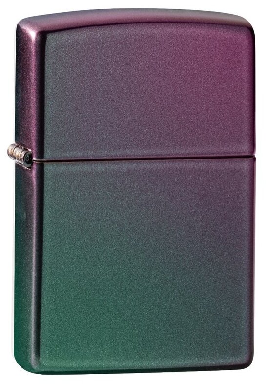 Зажигалка ZIPPO Classic с покрытием Iridescent, латунь/сталь, фиолетовая, матовая, 38x13x57 мм