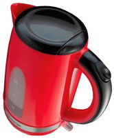 Чайник Gorenje K15BK/FCSM, красный/серебристый