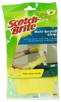 Перчатки Scotch-Brite хозяйственные универсальные, размер M, цвет желтый