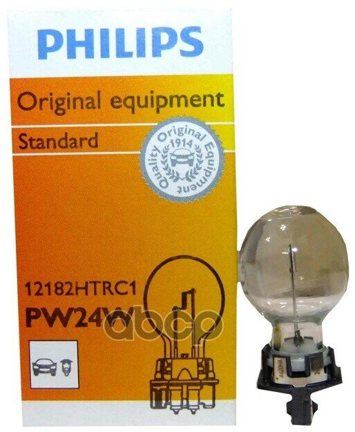 Лампа Сигнальная Pw24w 12V 24W Htr (Коробка 1 Шт.) Philips арт. 12182HTRC1