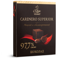 Шоколад Озерский сувенир горький порционный Carenero Superior 97.7% какао, 90 г