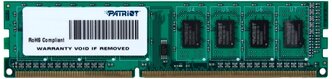 Оперативная память Patriot Memory SL 2 ГБ DDR3 1600 МГц DIMM CL11 PSD32G160081