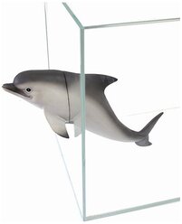 Аквариумная декорация PRIME «Дельфин на магнитах» 34,5×7,5×12 см
