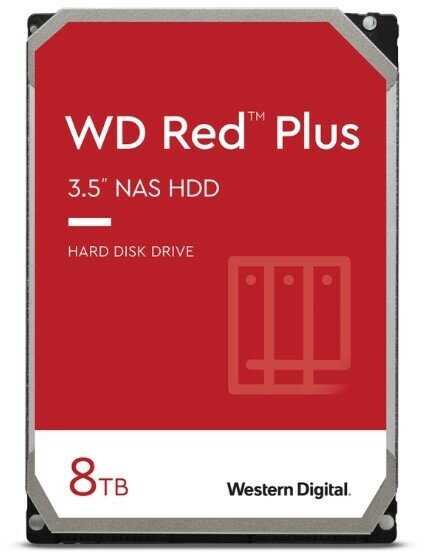 Western digital Жесткий диск 8TB WD Red Plus WD80EFZZ