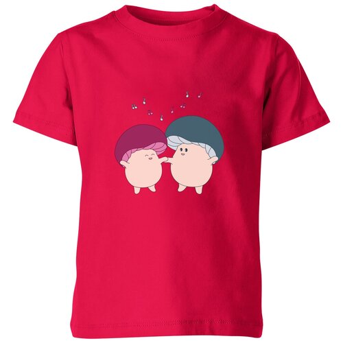 Футболка Us Basic, размер 14, розовый мужская футболка танцующие грибы танцы mushroom m красный