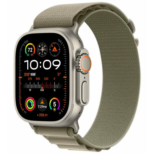 Умные часы Apple Watch Ultra 2 49mm GPS + Cellular Titanium Case with Olive Alpine Loop