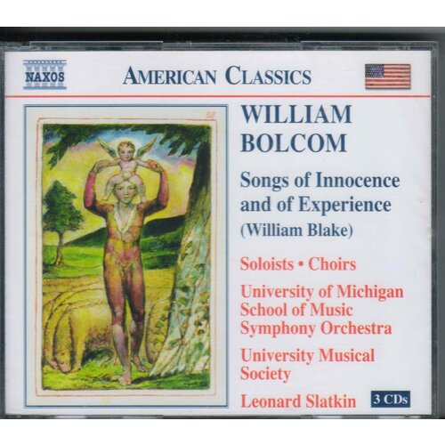bolcom songs naxos cd deu компакт диск 1шт Bolcom - Songs Of Innocence And Of Experience William Blake- Naxos CD Deu ( Компакт-диск 3шт)