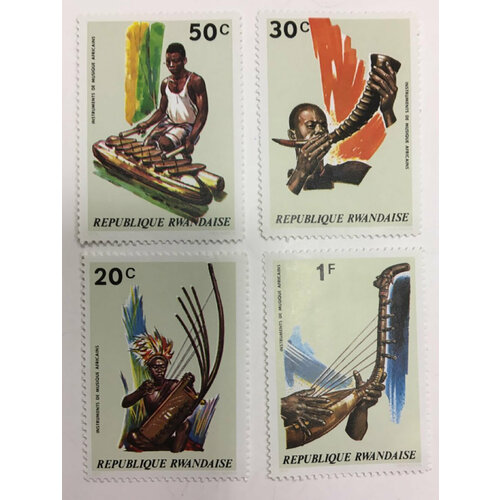 (--) Набор марок Руанда 4 шт. Негашеные , III O
