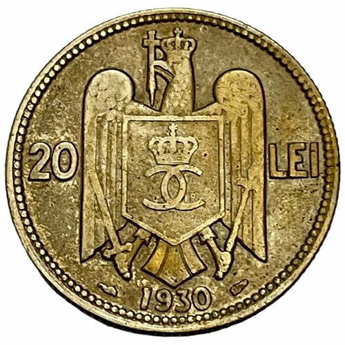 Румыния 20 леев 1930 г. (Париж) румыния 20 леев 1943 г