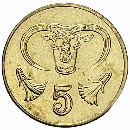кипр 50 центов 1994 г Кипр 5 центов 1994 г.