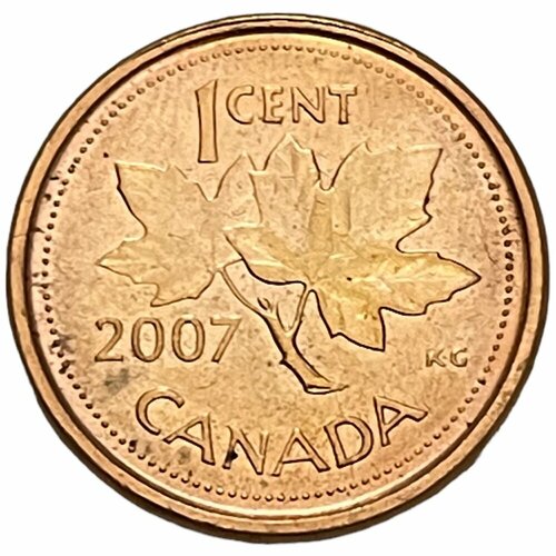Канада 1 цент 2007 г. (Cu/St) (2) канада 1 цент 2004 г cu zn