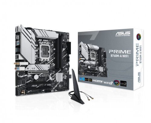 Материнская плата Asus PRIME B760M-A WIFI (LGA1700, mATX)