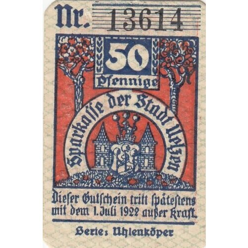 Германия (Веймарская Республика) Ильцен 50 пфеннигов 1921 г. (P) германия веймарская республика ильцен 50 пфеннигов 1921 г r