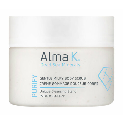 Молочный скраб для тела на основе растительных масел и минералов Alma K. Purify Gentle Milky Body Scrub 250 мл .
