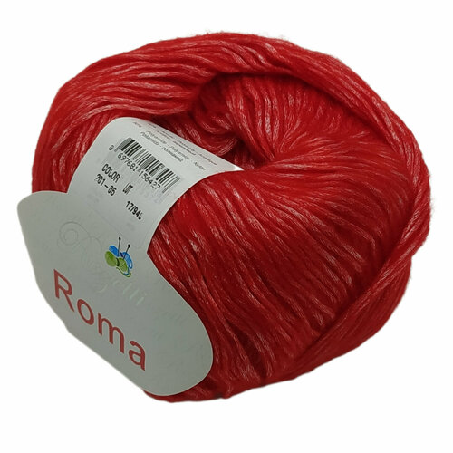 Пряжа Rozetti ROMA 50% Акрил, 50% Полиамид, 50гр/145м, (201-05 Коралловый) 1 упаковка (10 мотков)