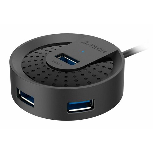 Разветвитель USB 30 A4Tech HUB-30C черный 1701₽