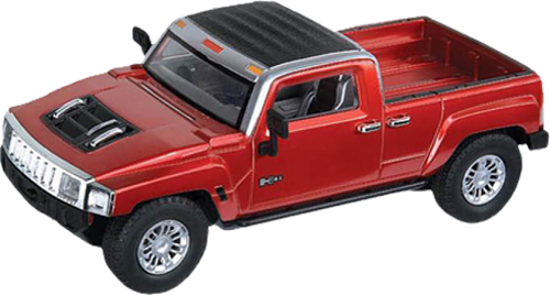 Модель автомобиля 1:24 GK Hummer H3T 866-82434, красный