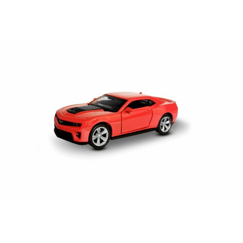 Машинка CHEVROLET CAMARO ZL1 / модель машины 1:38 с пружинным механизмом / цвет в ассортименте набор машин welly hummer h3 chevrolet camaro zl1 43629f 2 1 32 13 см красный желтый черный