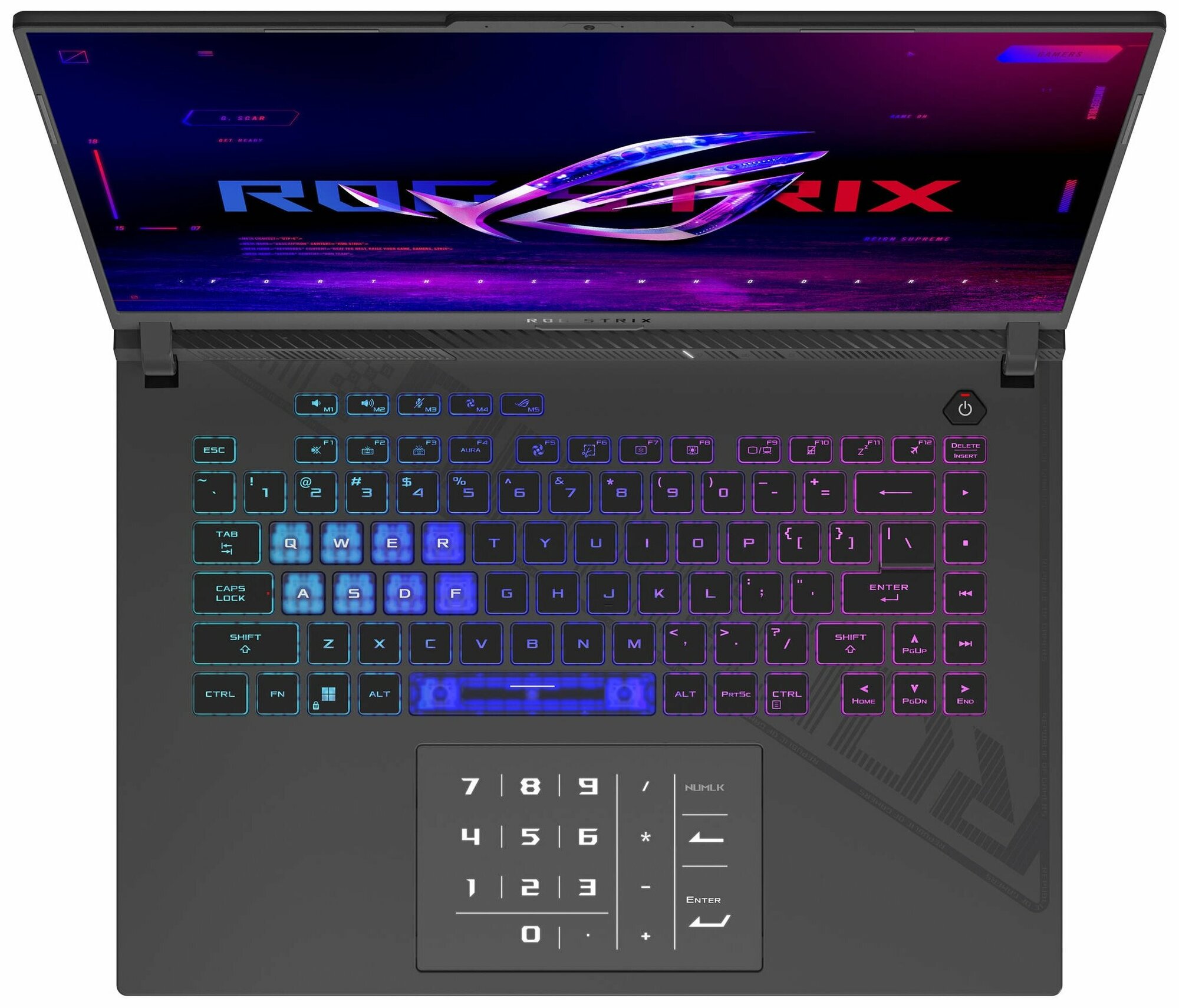 Ноутбук ASUS ROG Strix G16 2023 G614JZ-N4011 90NR0CZ1-M001P0 (16", Core i7 13650HX, 16Gb/ SSD 1024Gb, GeForce® RTX 4080 для ноутбуков) Серый - фото №5