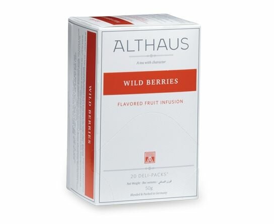 2шт, Чай Althaus Wild Berries фруктовый (дикие ягоды) 20 пакетиков
