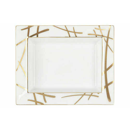 Блюдо Meissen Золотые мечи 12,3x10 см, п/к