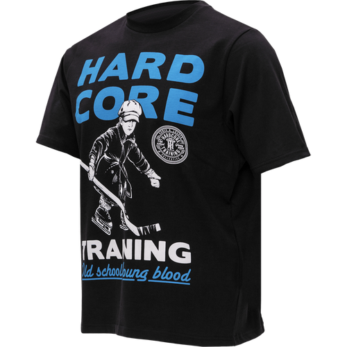 Футболка HARDCORE TRAINING YB Black Oversized Fit, размер XL, черный