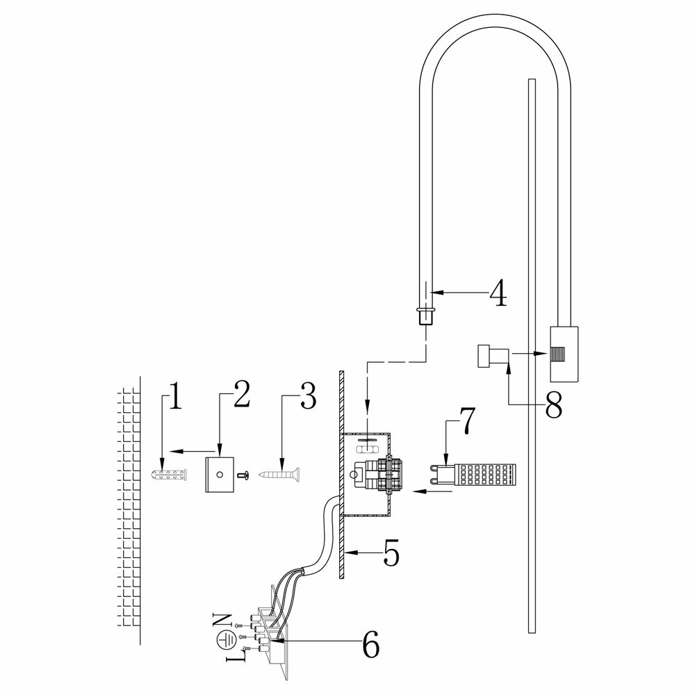 Бра Maytoni Facet MOD094WL-01G - фото №8