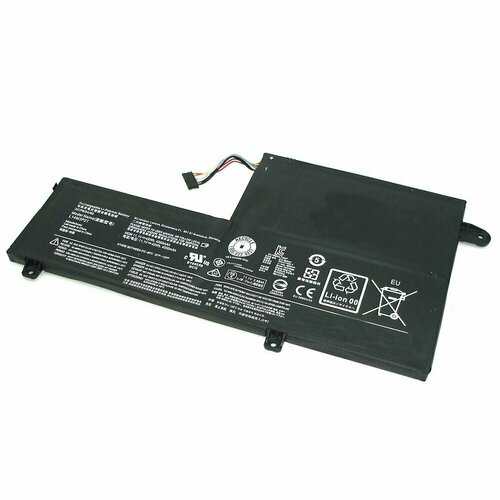 Аккумуляторная батарея для ноутбука Lenovo Flex3, Yoga 500 14ISK (L14M3P21) 11.1V 45Wh аккумулятор для lenovo 500s 14isk 11 1v 4050mah p n l14l3p21 l14m3p21