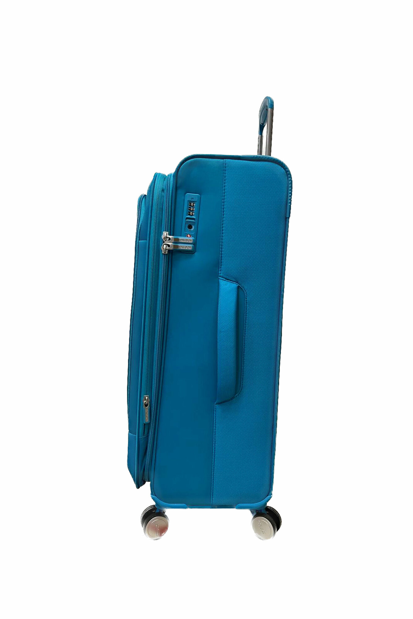 Чемодан American Tourister, 38 л, размер S, бирюзовый — фото 1