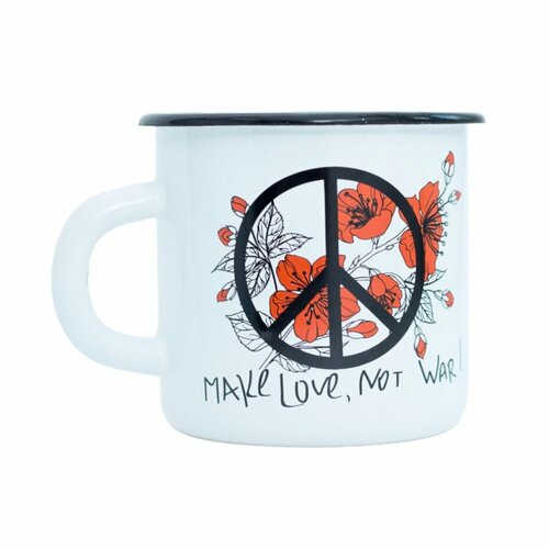Эмалированная кружка «Make love»