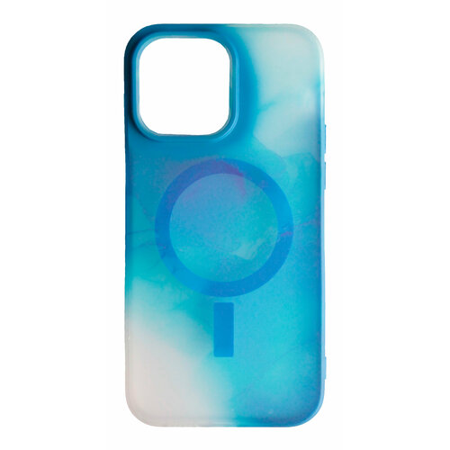 Чехол-накладка VLP Splash Case with MagSafe для смартфона Apple iPhone 14 Pro (Цвет: Blue) printio чехол для iphone 7 объёмная печать vlp case f