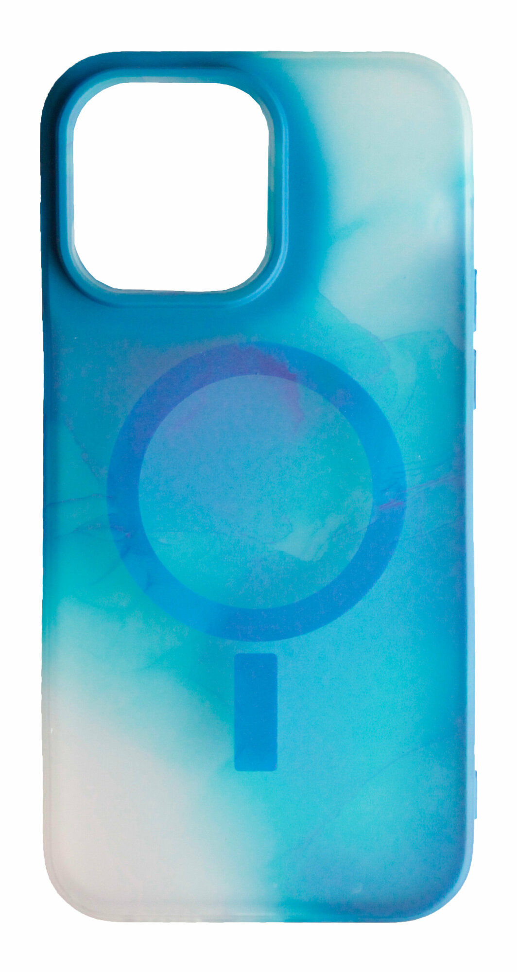 фото Чехол-накладка VLP Splash Case with MagSafe для смартфона Apple iPhone 14 Pro (Цвет: Blue)
