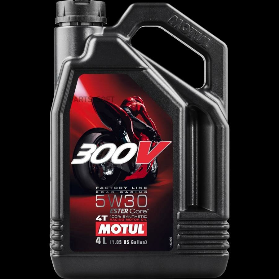 Масло моторное MOTUL 300V FL ROAD RACING 5W30 4T 4L MOTUL / арт. 104111 - (1 шт)