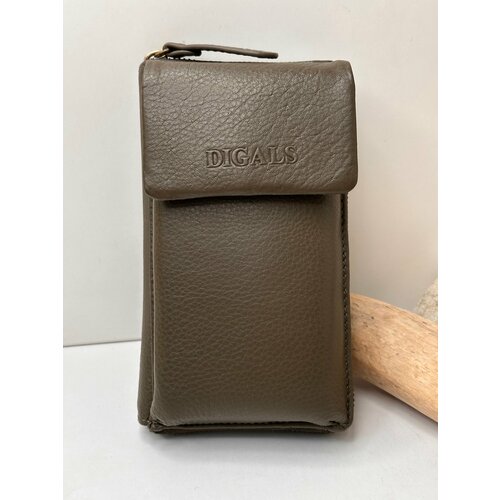 фото Сумка клатч digals, фактура гладкая, зеленый