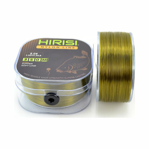 фото Леска hirisi nylon line 0.33мм 12lb 350м.