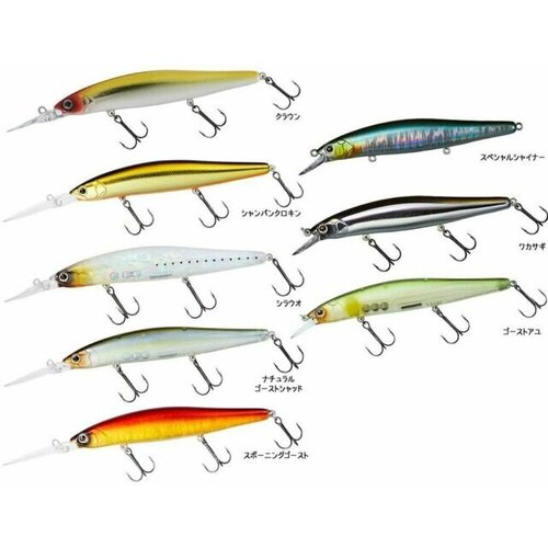 фото Daiwa, воблер steez minnow 110f mr, s.g