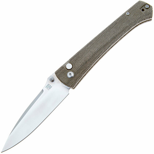 фото Ar_1856p-odg andromeda - нож складной, рук-ть зелен. микарта, клинок s35vn artisan