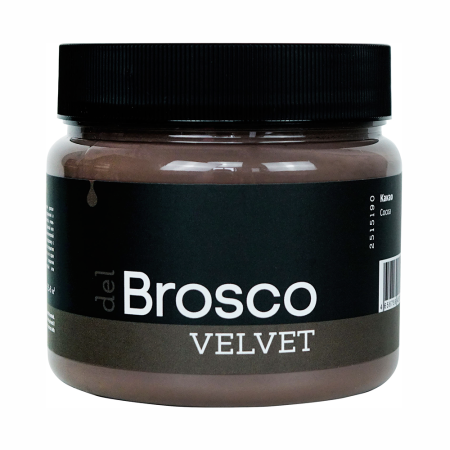 Краска интерьерная акриловая del Brosco Velvet какао 400мл.