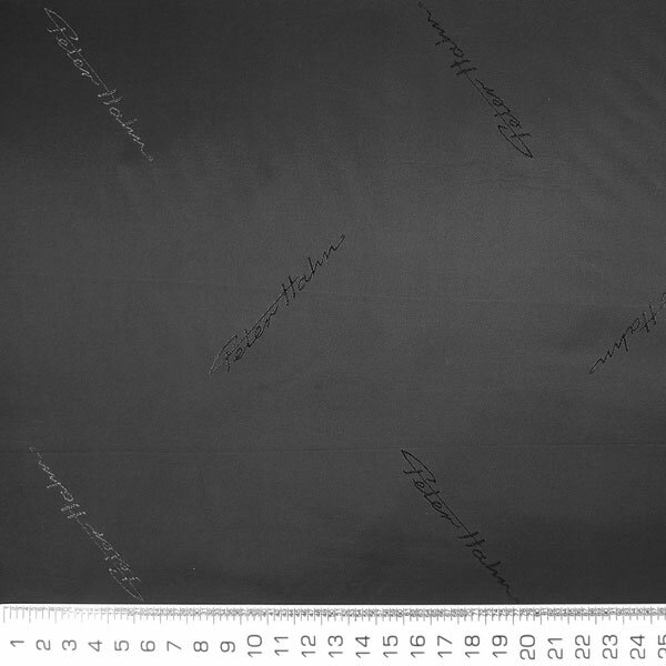 фото Подкладочная ткань жаккардовая ткань черная Антрацит