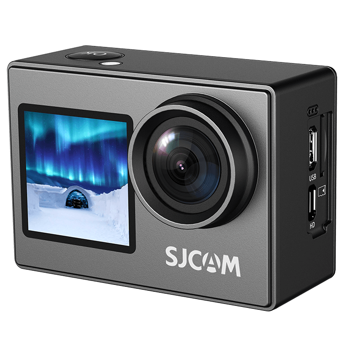 Экшн-камера SJCAM SJ4000 DUAL SCREEN . Цвет черный.