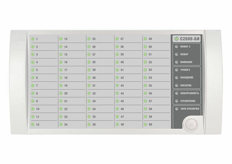 Блок индикации С2000-БИ вер.3хх(2хRS485)