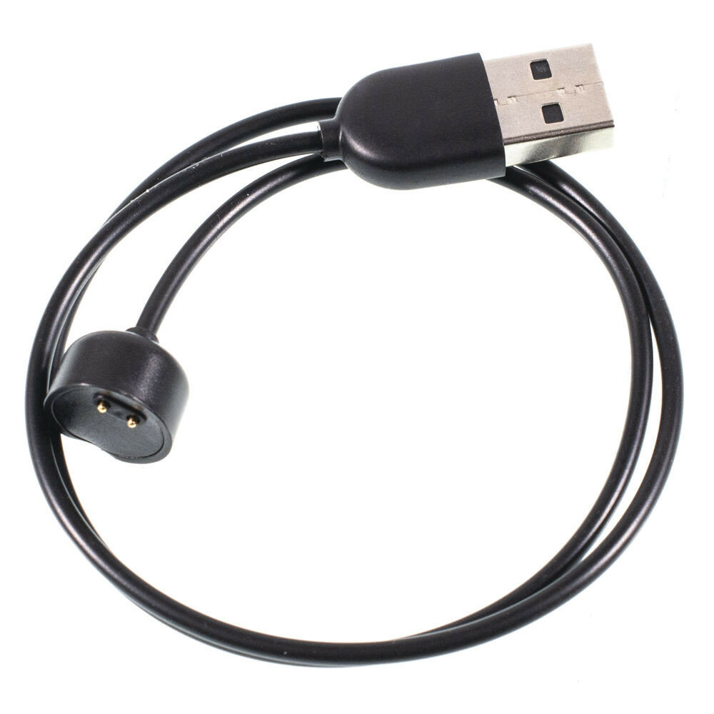 фото Кабель USB для зарядки Xiaomi Mi Band 5, Xiaomi Mi Band 6, Xiaomi Mi Band 7 черный