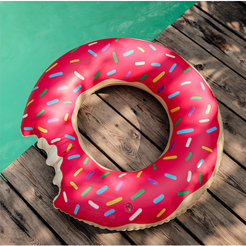 фото Круг для плавания "пончик" 60 см розовый china dans international