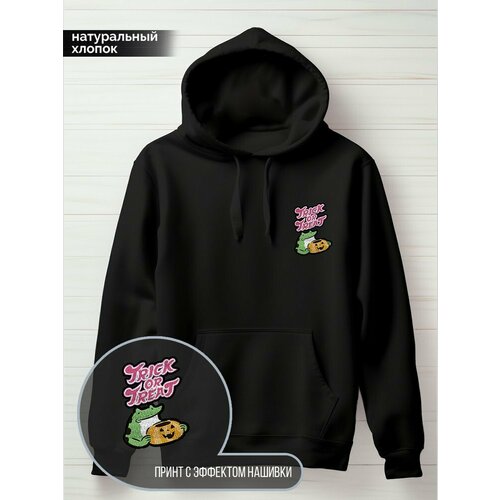 фото Худи hypnotica, размер 2xs, черный