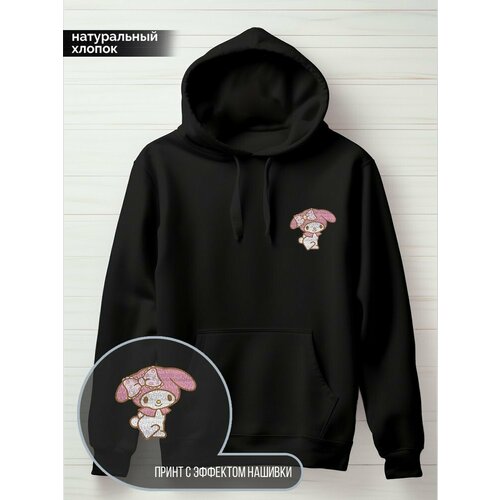 фото Худи hypnotica, размер m, черный